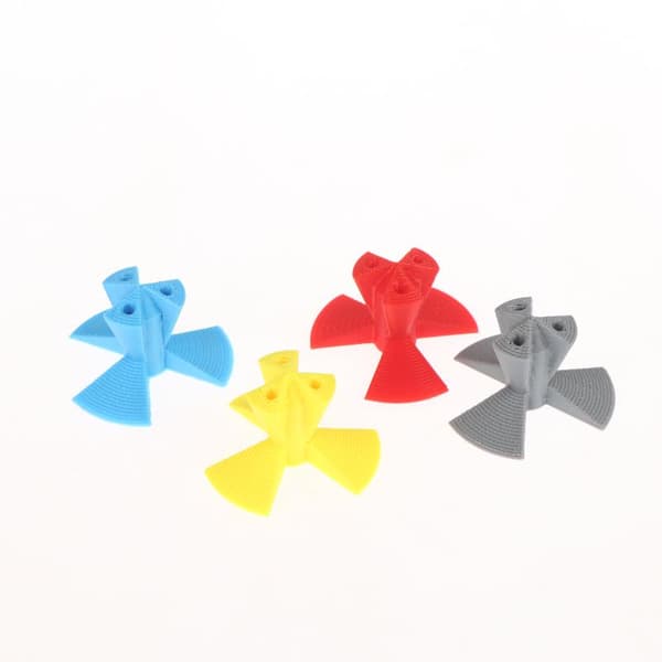5 st 3D-printade dartställ, fast förvaringsställ för dart, dartbord Red 5Pcs