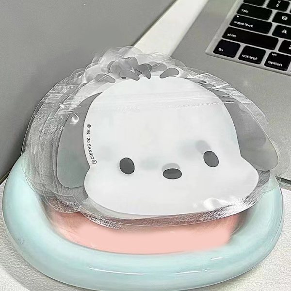 10 kpl läpinäkyvä vetoketjukassi HelloKitty Kuromi Preservative Ba White