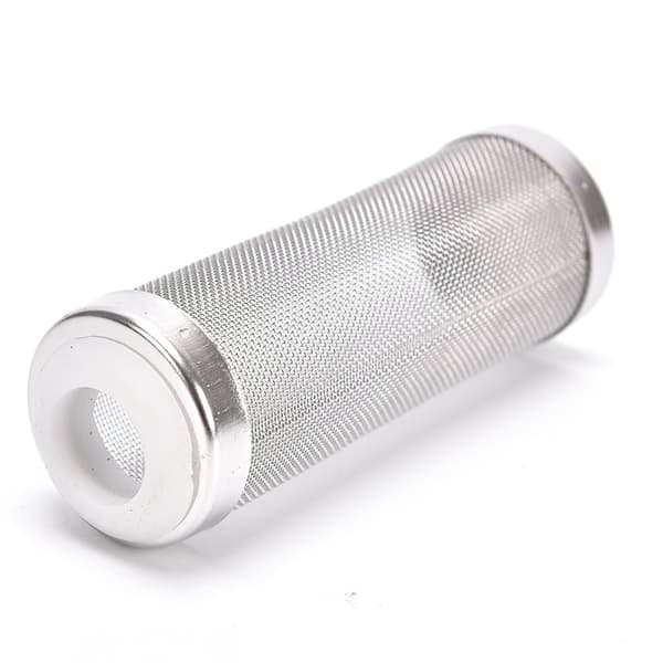 hållbart mesh i rostfritt stål akvariefilterskydd fisk 8.5cm