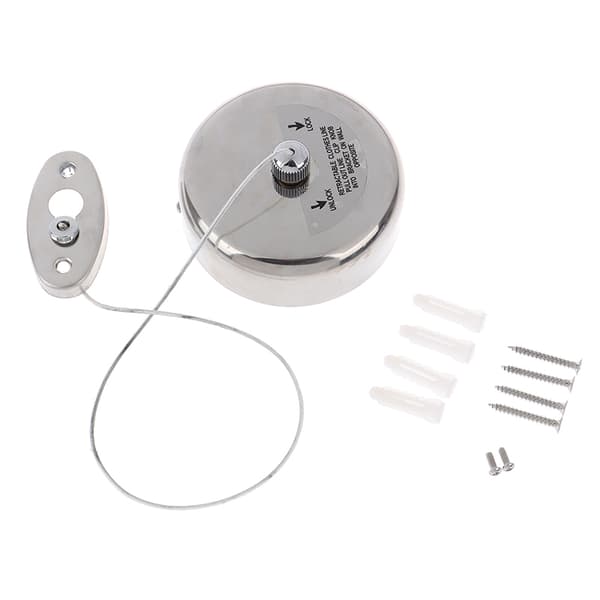 Teleskopisk osynlig väggmonterad klädstreck Retractable Dryer
