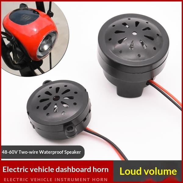 48V60V 2-leder E-cykel Instrument Horn Lampe Hoved Horn Display Ins A1