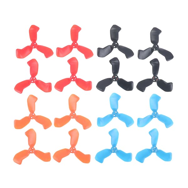 4 stk. propellerudskiftning til DJI NEO 2 støjsvag propel A Red