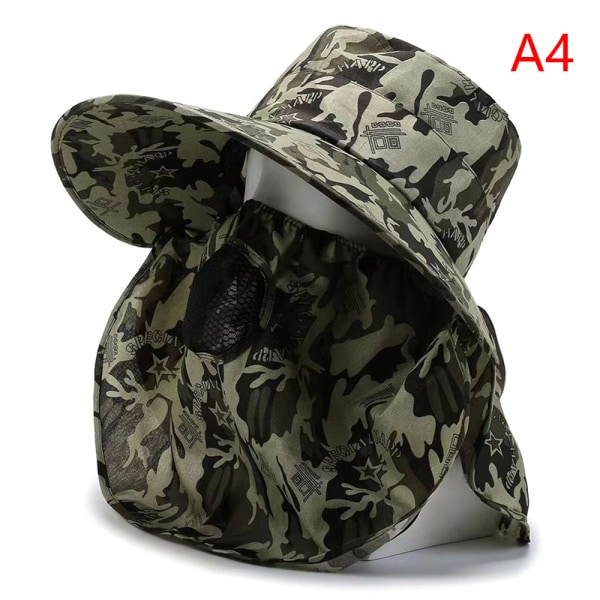 Camouflage Tactical Boonie Hats Camping Klatrebøtte Sniper A4