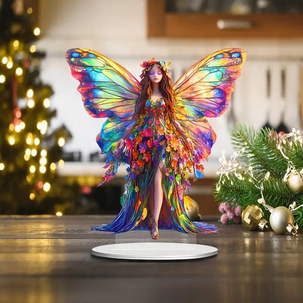 1 stk akryl sommerfugl fe statue bord midtpunkter sommerfugl A2
