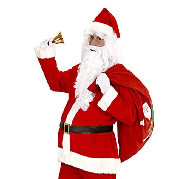 Oppblåsbar julenissebuk Justerbar stropp Julecosplay A Set