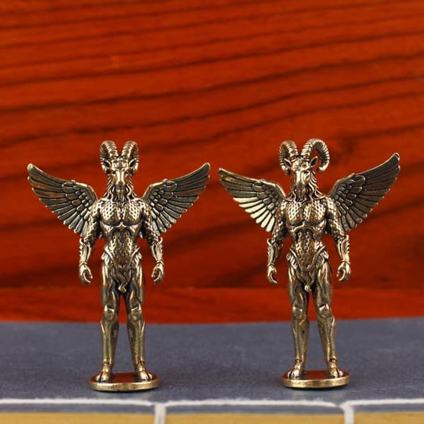 Messing Demon Sau Figur Retro Metall Håndverk 1pc