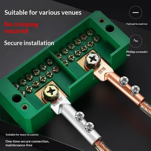 Kabel Koppar Skruvfast Koppartråd Nos Koppar Aluminium Tran DT50