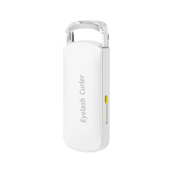 Langtidsholdbar elektrisk øjenvippebukker bærbar letvægts USB R White