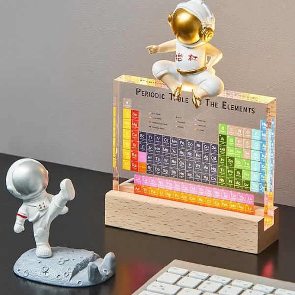 Akryl Periodiska Systemet Figurer Mendelejev Tryck Element Per B