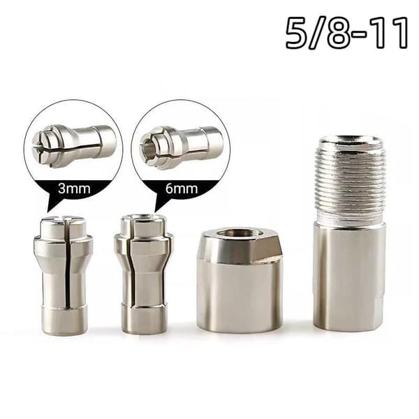 6/3mm Universal Vinkelsliper Modifisert Adapter M10 M14 5/8-11 T M10