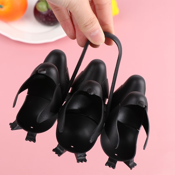 Penguin Shape Egg Holder koke Komfyr Kan Holde Opptil 6 Egg Comp