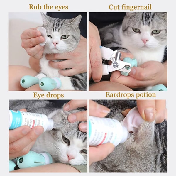 Cat Claw Protector Bad Anti-ridse Kattesko Til Cat Adjustab A3