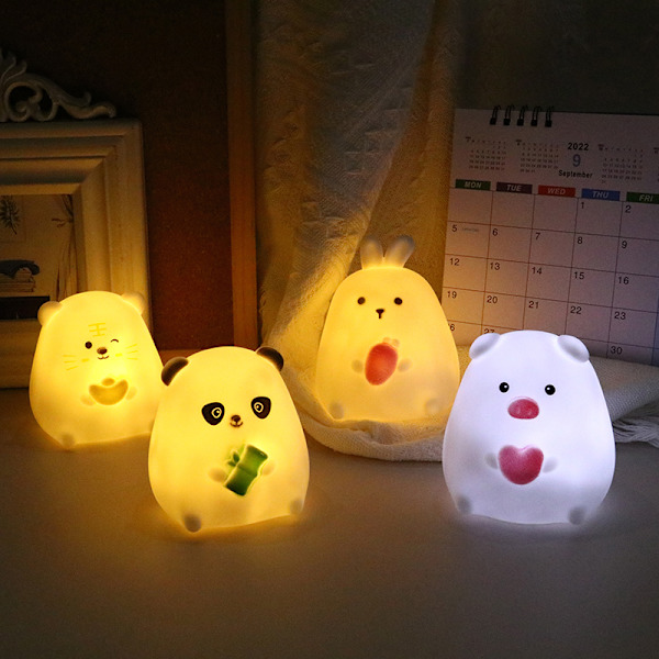 Kawaii Nattlampe Bunny Lamp Kreativ Nattlampe Skrivebord Bunny Des A3