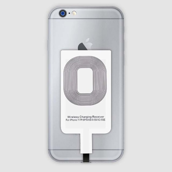 Stöd Micro USB Typ C Qi trådlös laddare Adapter Induktion B