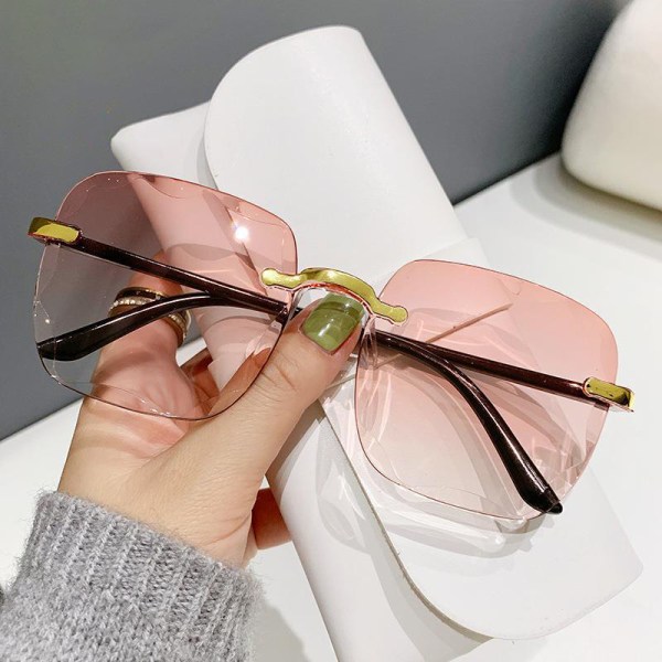 Gradient Eyeglasses Lady UV Protection Shade aurinkolasit Square A2