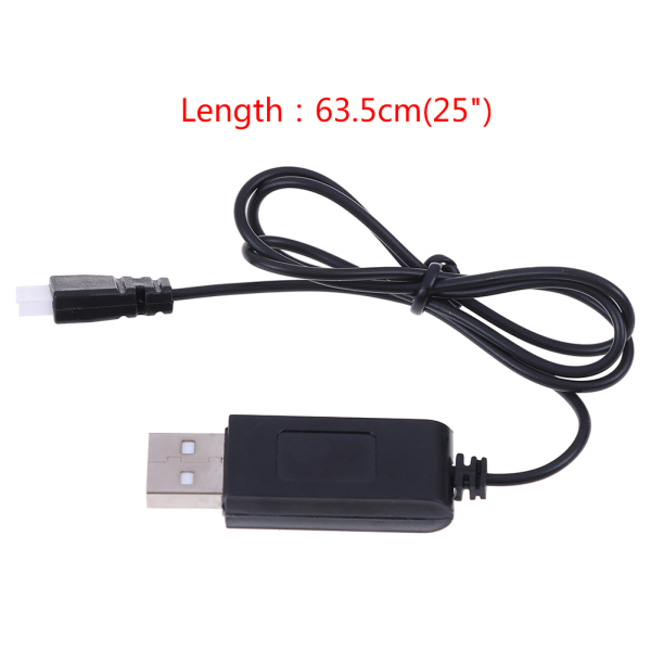 3,7V lipo batteri USB laddarkabel för Syma X5 X5C Hubsan