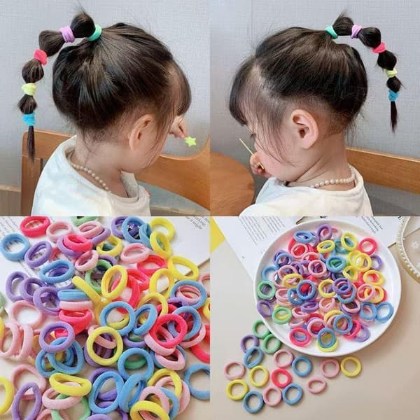 Elastiske hårstrikker Hestehale Hold Hårbånd Scrunchie Tilbehør A4