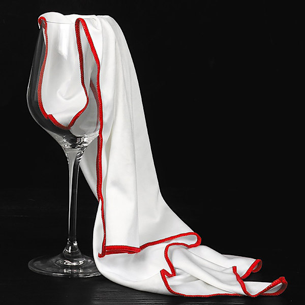 Mikrofiberkluter for rengjøring av bilhjem Glasskaraffer Vinn Red 30×30cm