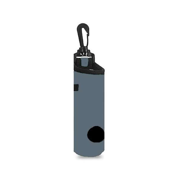 Golf Tee Holder Golfbold Bæretaske Pose Golfbold Holder Nøglering Gray