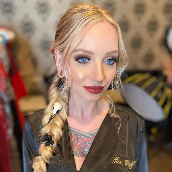 Goth Fashion Simulering Skjelett Kråkehode Hårnål for kvinner Ho Black