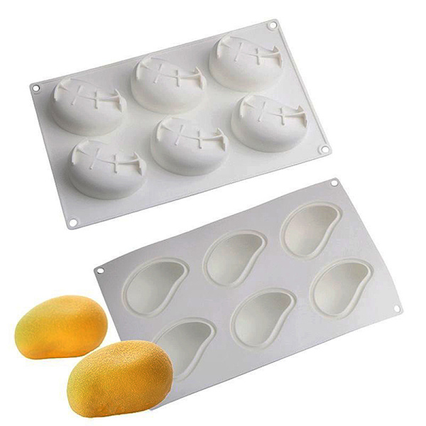3D Silikone Bageforme til Kager Mango Silikoneform til Bagning E