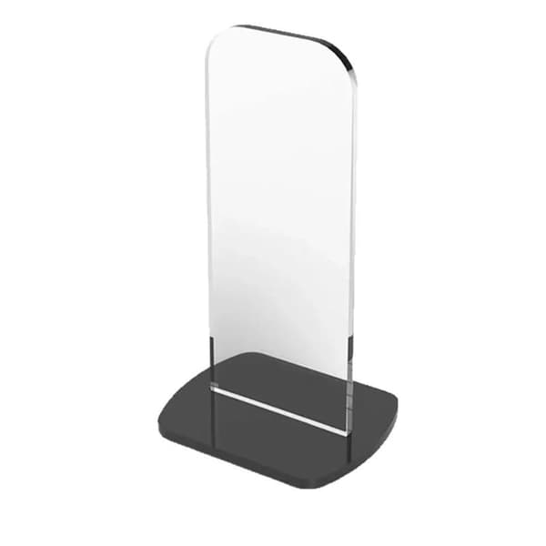 Klar akryl displayställ för boxningshandskar för hembutik vertikal Black