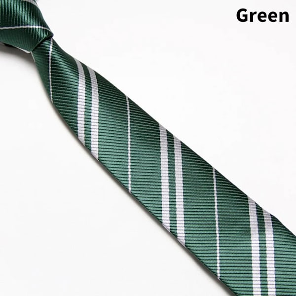 Harry Potter Tie College Style Herrmode Student Randig Bo Green