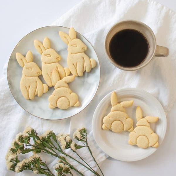 1/2 stk. e Bunny Cookie-forme DIY Biscuit-form Køkken Bagetilbehør A