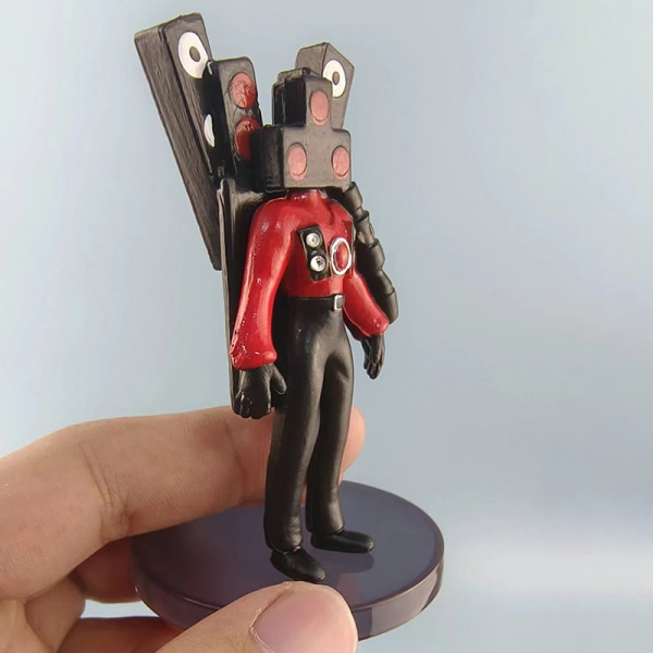 12st Set 8-10cm Skibidi Toalettfigurer Toy Model Action
