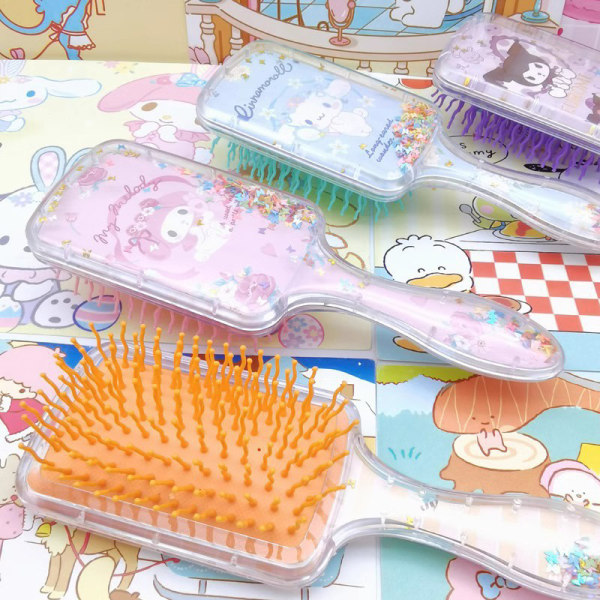 Tecknad Sanrio Air Cushion Comb Kuromi Cinnamoroll MyMelody Ani A3