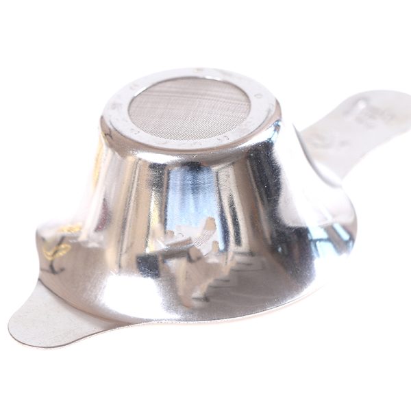 Ruostumattomasta teräksestä valmistettu teesuodatin Fine Mesh Tea Leaf Suppilo Teesiivilä 6.4cm