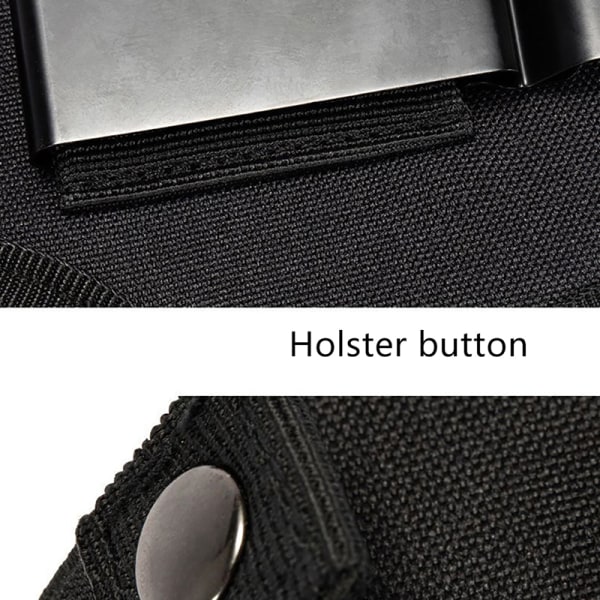 Universal Tactical Holster Skjult Bårehylster Bælte Me Black