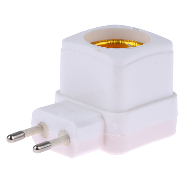 1st E27 Socket Lamp Glödlampa Adapter Vit LED Light Lamp Bulbs Soc White
