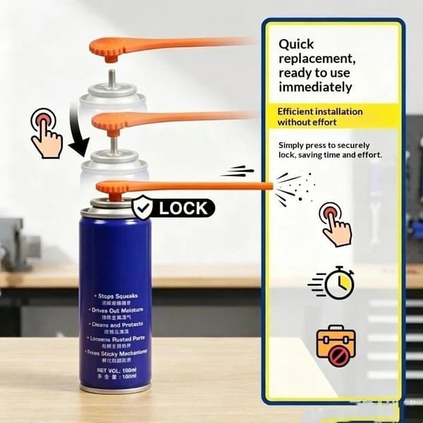 3 kpl WD-40 omistettu pitkä jatkosuutin A3