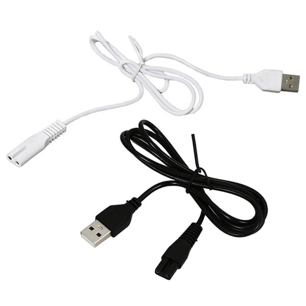 USB kaapelin latauslinja, 5 V taskulamppuparranajokone black