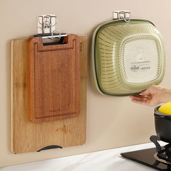 Punch-Free Sticky Hook Traceless Washbasin Wall Mount Hook Adhe Gold