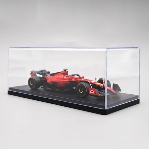 1:43 Bilmodell Displayboks Transparent Beskyttende Etui Akryl Black