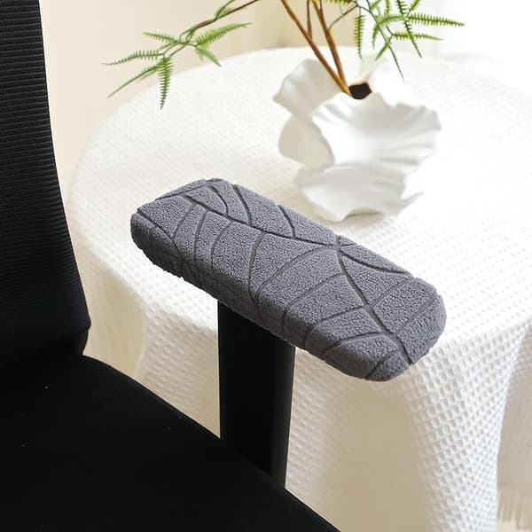 2 st kontorsstol armstödsskydd roterande stol armskydd C Coffee 2PCS