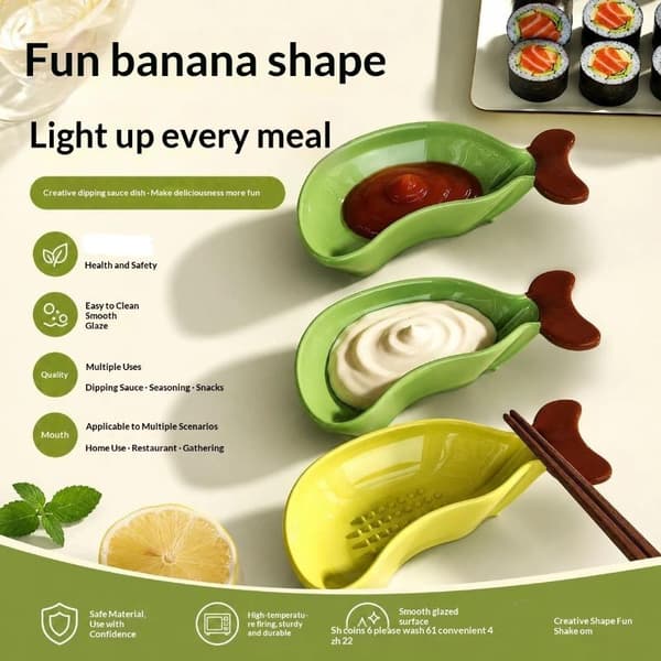 Multifunktionel manuel bananslibeplade e-form skridsikker Green