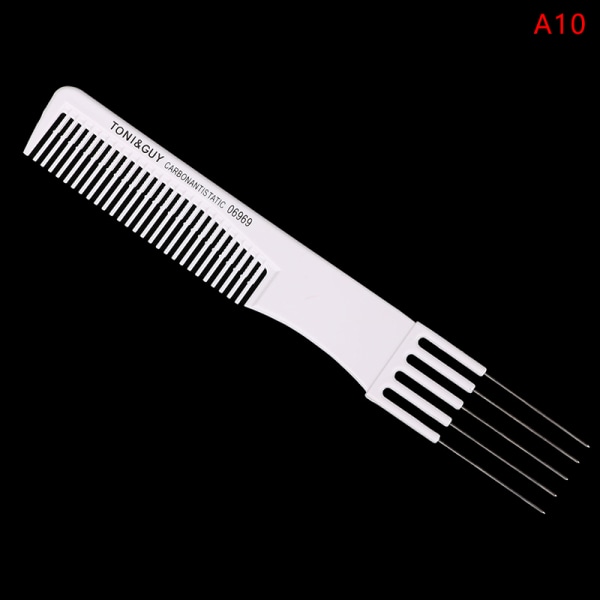 1 PC professionel hårkam anti-statisk kulfiber frisør A10