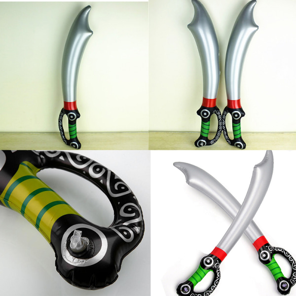 Mode Uppblåsbar Pirate lass 70CM Sword Toy Loot/Festväska Fi