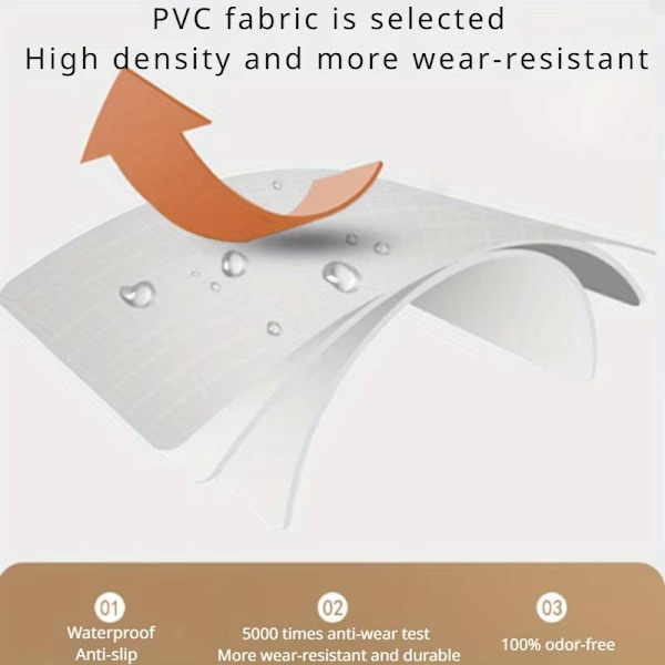 1 st transparent PVC förvaringslåda med solid stålram för underkläder A