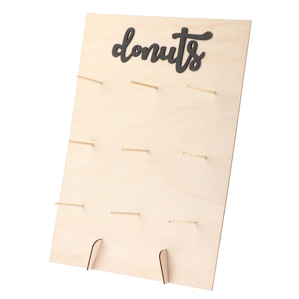 Træ Donuts Væg Display Stand Holder A2