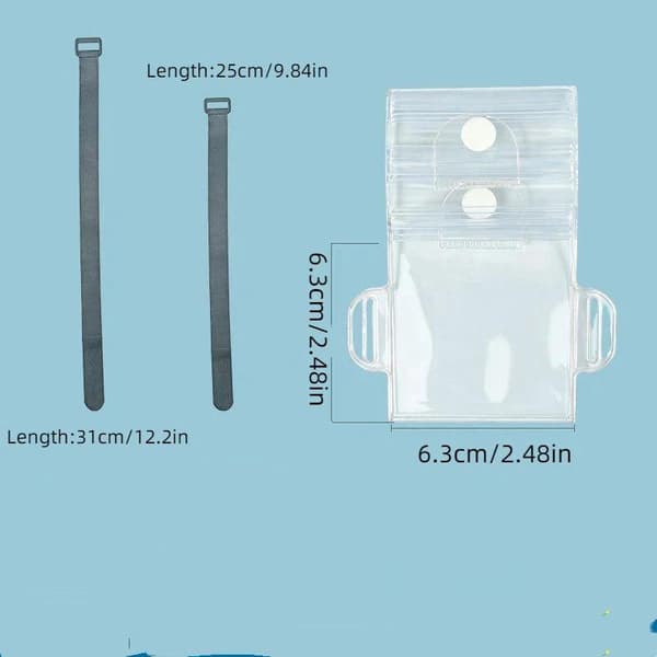 Beröringskompatibelt vattentätt PVC Smartwatch Skyddsfodral A1