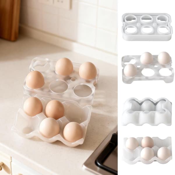 Oppbevaringsstativ Eggkartongbrett Silikon Eggoppbevaringsboks Epoxy Re C
