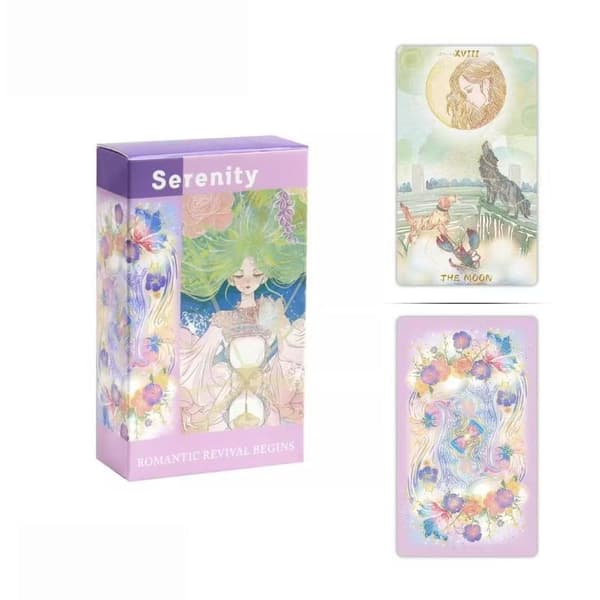 78 ark 10.3x6cm Serenity Tarot Deck Varm Drømmende Anime-stil A2