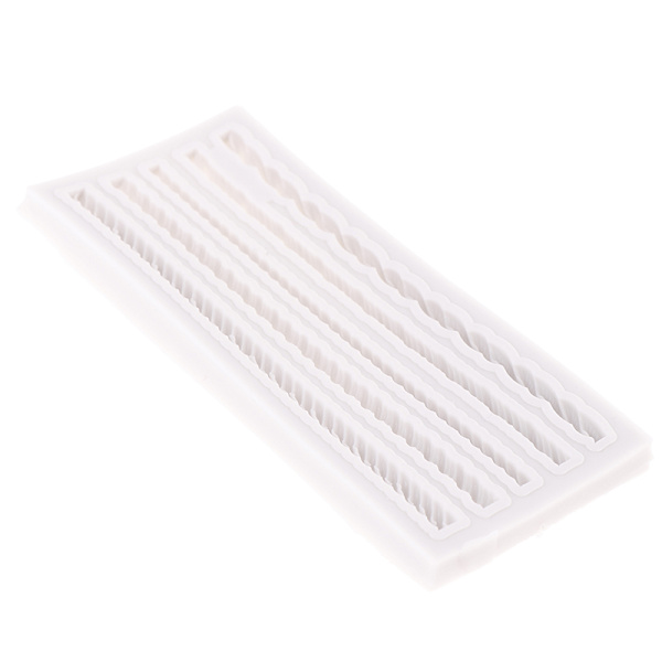 Silikonform DIY sjokoladekakeform Fem linjer tauform Bak