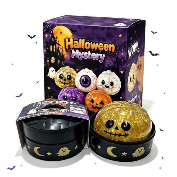 Halloween Mystery Legetøj med græskar spøgelse øjeæble designs til A4