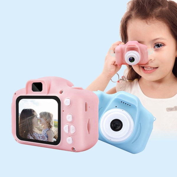Leksaker Barn Baby Födelsedagspresent X2 Barn Mini Digitalkamera Ca A4