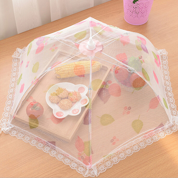 Alle 1 STK Big Size Paraply Style Hexagon Gaze Mesh Dekker Mea